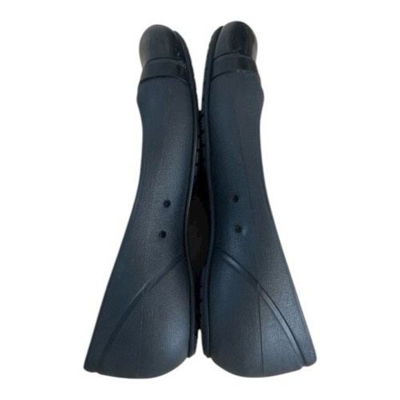 Crocs Gianna Alice Ballet Flat Shoes Black Size 9 Casual Comfort Cap Toe Slip On - Picture 4 of 11